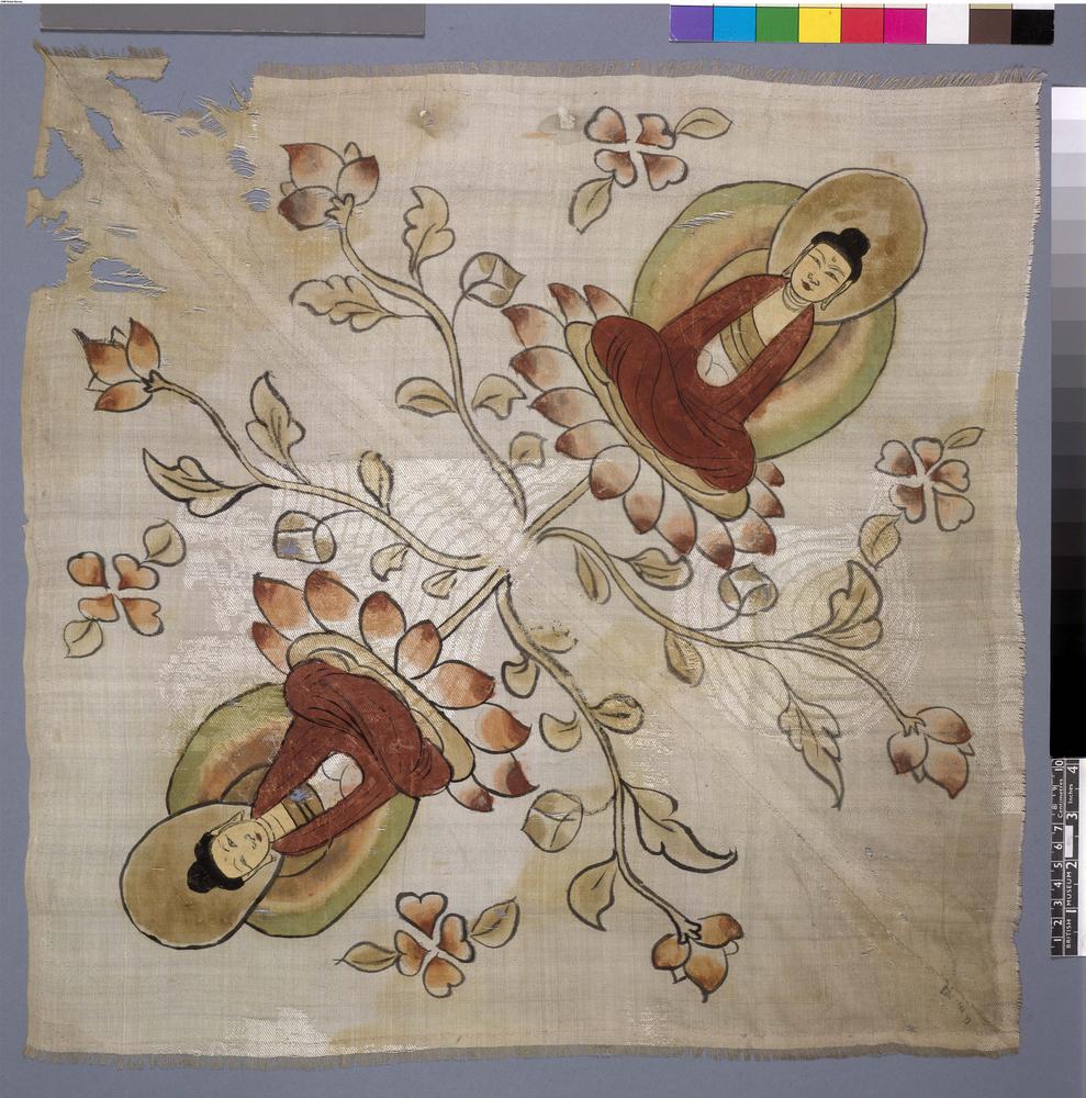 图片[1]-banner; textile; painting; 幡(Chinese); 紡織品(Chinese); 繪畫(Chinese) BM-MAS.888-China Archive